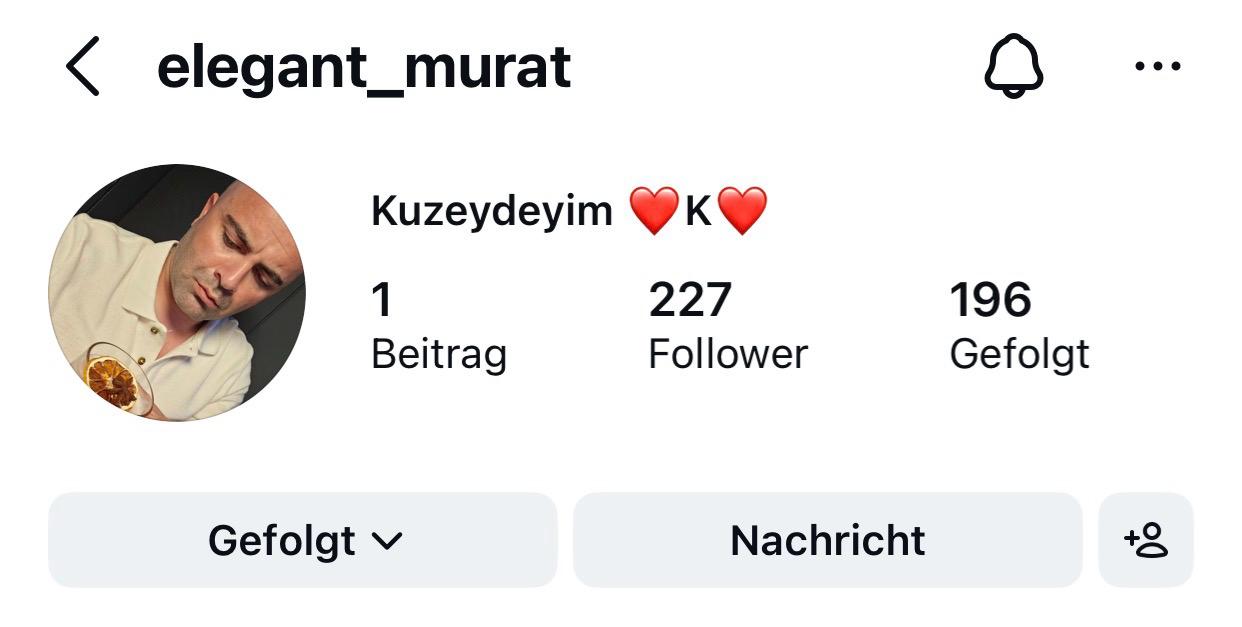 Instagram-Profil von elegant_murat